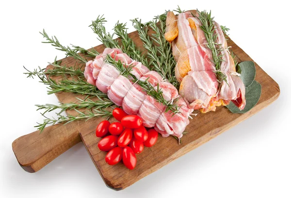 Mat cousine kött sammansättning, ingrediens för att äta — Stockfoto