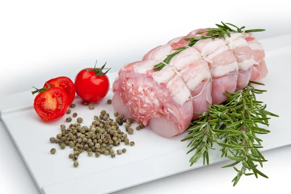 Composição da carne de primos de alimentos, ingrediente para comer — Fotografia de Stock