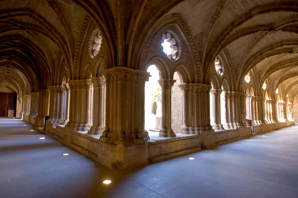 Rueda Monasterio, Zaragoza, Aragona, Spagna — Stock Photo, Image