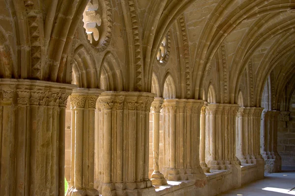 Rueda Monasterio, Zaragoza, Aragona, Spagna — Stock Photo, Image