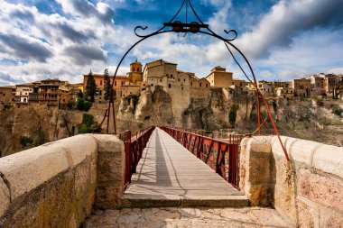 Cuenca, Castile La Mancha, Spain, The bridge clipart