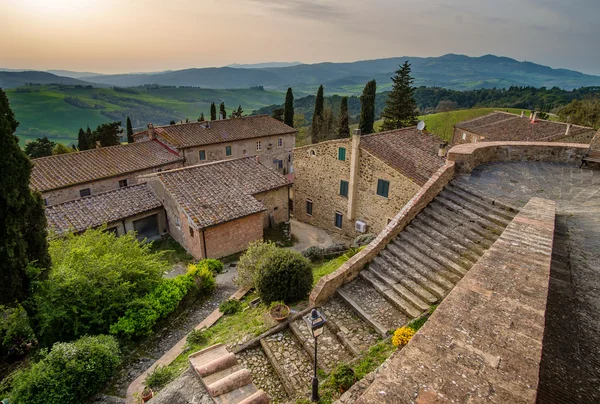 Italia, Toscana, Montegemoli, vista panorámica —  Fotos de Stock