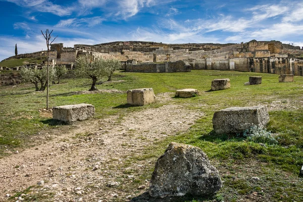 Segobriga, επαρχία της Θουένκα, της Καστίλης-La-Mancha, Ισπανία — Φωτογραφία Αρχείου