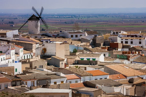 Don Kichot wiatraki, Consuegra, Castilla La Mancha, Hiszpania — Zdjęcie stockowe