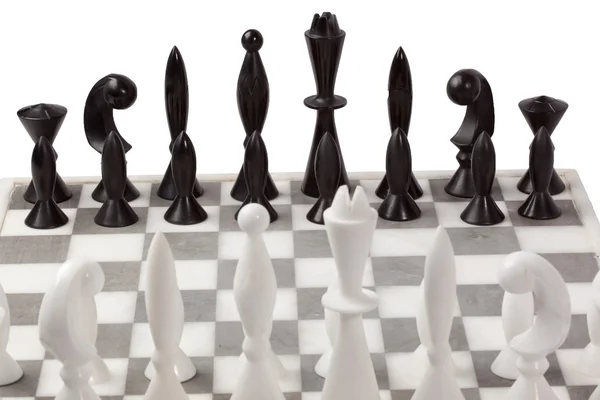 체스 보드 하얀 — 스톡 사진