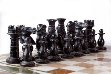 Satranç tahtası alabaster