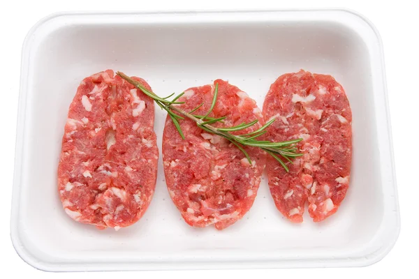 Lebensmittelzusammensetzung Fleisch, Zutat zum Essen — Stockfoto