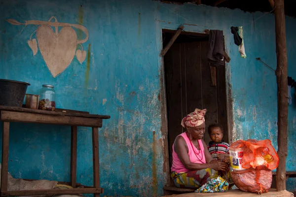 Sierra Leone, západní Afrika - 2. června 2013: pláže ostrova Bunce — Stock fotografie