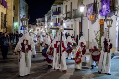 Baeza, Andalusia, il ve Jaen, İspanya - Semana santa