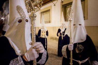 Baeza, Andalusia, il ve Jaen, İspanya - Semana santa