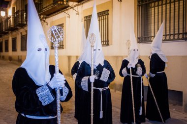 Baeza, Andalusia, il ve Jaen, İspanya - Semana santa