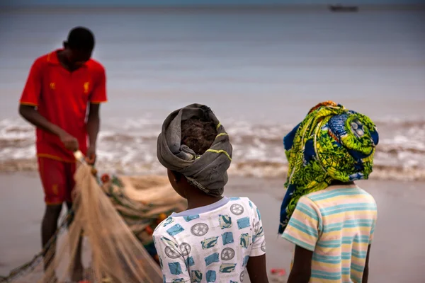 Sierra Leona, África Occidental, las playas de Yongoro — Foto de Stock