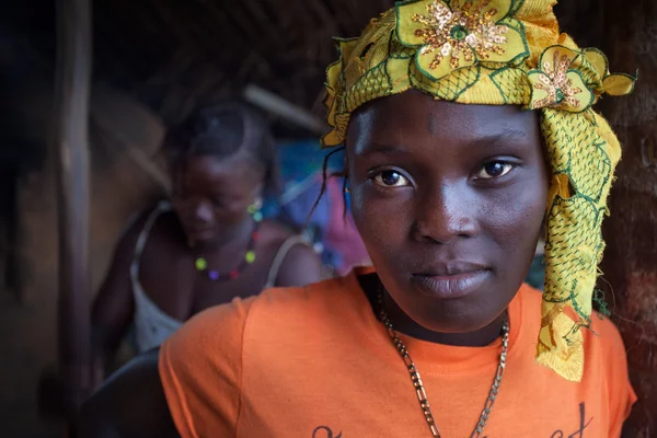 Sierra Leone, Nyugat-Afrikában, a falu Yongoro — Stock Fotó