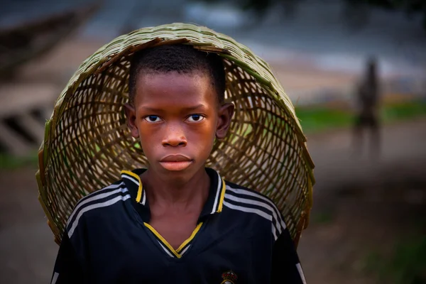 Sierra Leone, Västafrika, stränderna i Yongoro — Stockfoto