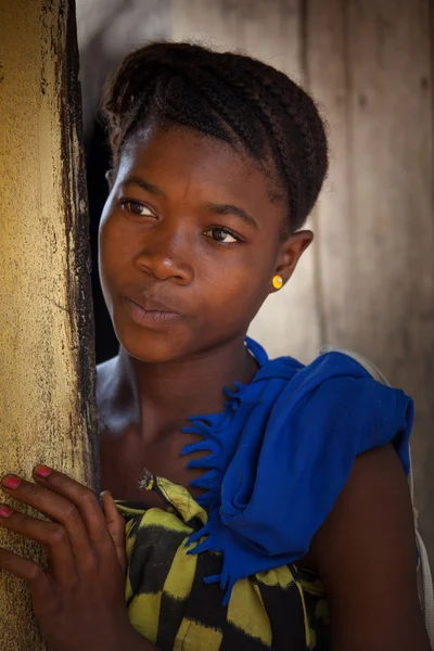 Sierra Leone, West-Afrika, het dorp van Yongoro — Stockfoto