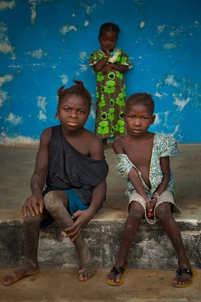 África, Serra Leoa, a pequena aldeia de Mabendo — Fotografia de Stock