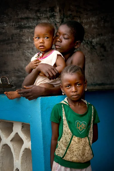 Африка, Сьєрра-Леоне, невеликий селі Mabendo — стокове фото