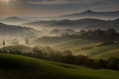 Sis Guardistallo, Toskana, İtalya, peyzaj