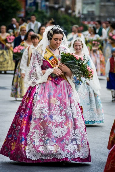 Valencia, Spanien, Fallas festivalen — Stockfoto