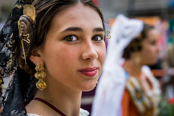 Valencia, Španělsko, Fallas Festival — Stock fotografie