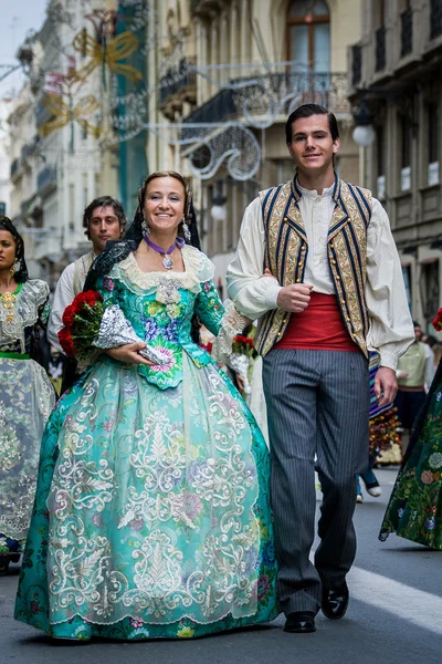 Valencia, Spanje, het Fallas Festival — Stockfoto