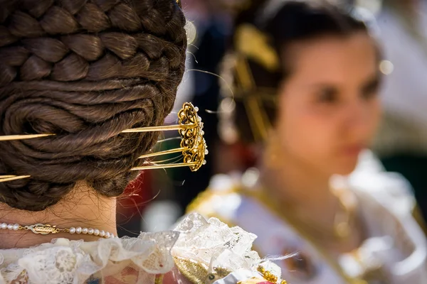 Valencia, Spanje, het Fallas Festival — Stockfoto