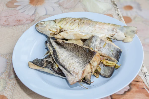 Steamed fish Thai style,soft focus. — Stock Photo, Image