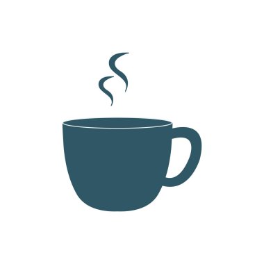 Beyaz bir arka plan üzerinde renkli Kupası stilize simgesi