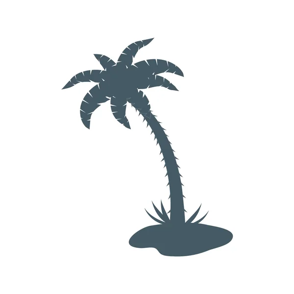 Icono estilizado de palmera — Vector de stock