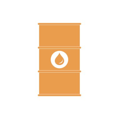 Petrol varil stilize simgesi 