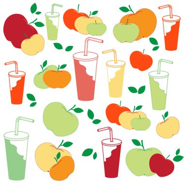 Elma ve elma suyu C vitamini açısından zengin güzel resim 