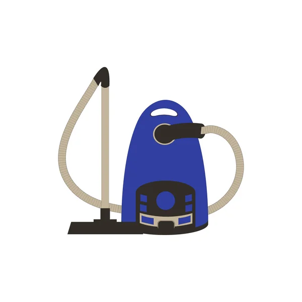 Stylized icon of a colored vacuum cleaner — Stock Vector