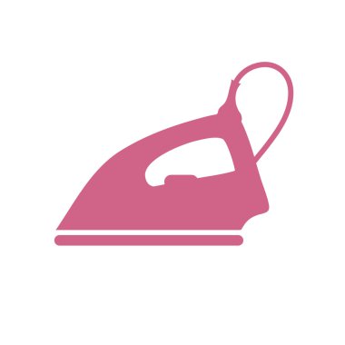 Renkli bir demir stilize simgesi 