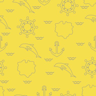 Yunuslar, çapalar, direksiyonlar, dalgalar, adalar. Yaz tatili. Aydınlatıcı ve Nihai Gri.