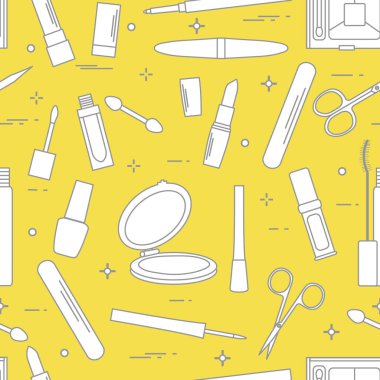 Dekoratif kozmetik ürünleri, tırnak bakımı için aksesuarlar. Cazibeli moda tarzı. Aydınlatıcı ve Nihai Gri.