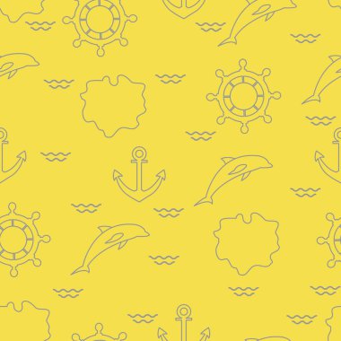 Yunuslar, çapalar, direksiyonlar, dalgalar, adalar. Yaz tatili. Aydınlatıcı ve Nihai Gri.