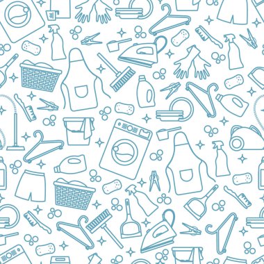 Vektörsüz desenli Çizim Temizlik Hizmetçisi Temizlik Temizlik Makinası Temizlik Makinası Çamaşır deterjanı Demir Elektrik süpürgesi Ev işleri için Profesyonel Temizlik Servisi Yazı Tasarımı