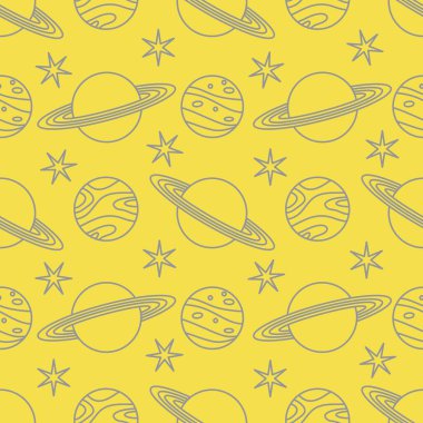 Gezegenlerle, Satürn 'le, yıldızlarla kusursuz bir rota. Uzay keşfi. Astronomi. - Bilim. Astronomi uygulamaları, web siteleri, baskılar için tasarım. Aydınlatıcı ve Nihai Gri.