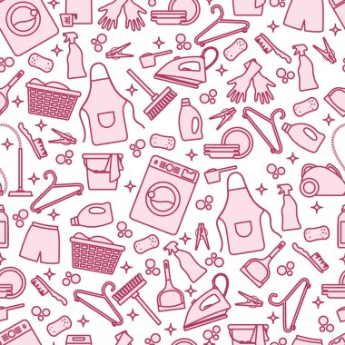 Vektörsüz desenli Çizim Temizlik Hizmetçisi Temizlik Temizlik Makinası Temizlik Makinası Çamaşır deterjanı Demir Elektrik süpürgesi Ev işleri için Profesyonel Temizlik Servisi Yazı Tasarımı