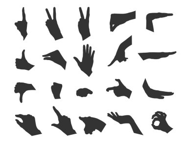 El koleksiyonu - vektör çizim. 