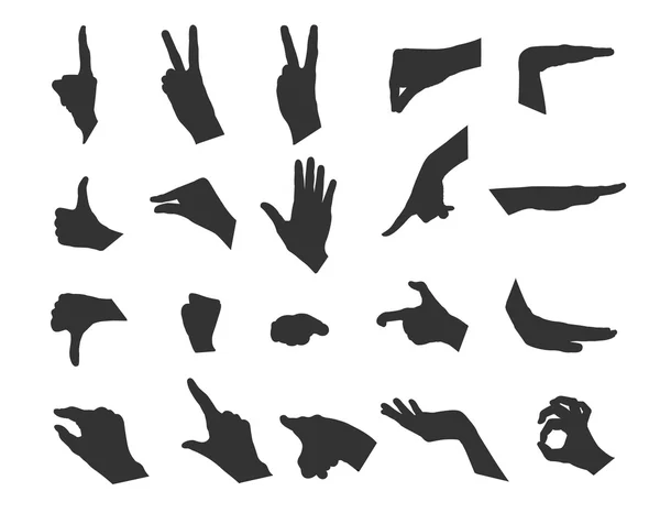 Hand kollektion - vektor illustration. — Stock vektor