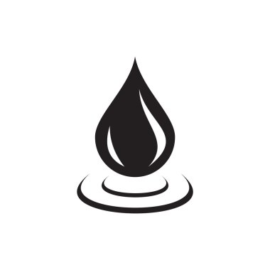 Siyah sıçramasına su damla vektör