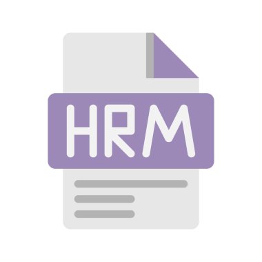 İnsan kaynakları sistemleri ve işgücü yönetimini gösteren düz simge.