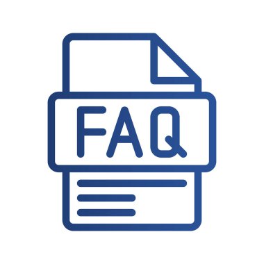 SSS Gradyan Renk Simgesi Dostça gradyan simgesi yardım merkezi erişimini, müşteri desteğini ve ortak soruları simgeliyor.