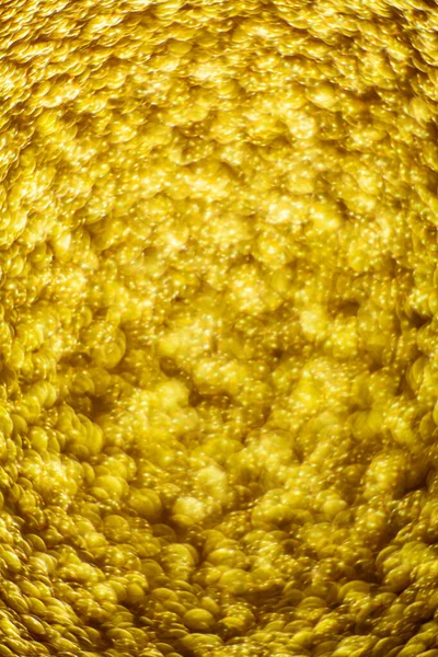Goldstaub Hintergrund Verschwommen Kleiner Goldstaub Reflektiert Licht — Stockfoto