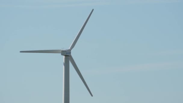 Windmolens Wekken Elektriciteit Groene Energie Uit Wind Elektriciteit Uit Wind — Stockvideo