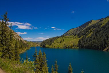 kolsay Gölü tien shan dağ sistemi, Kazakistan