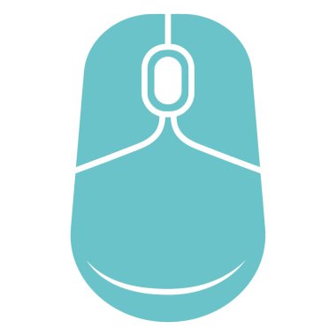 Minimalist, tepeden tırnağa beyaz çizgili ve dahili detayları olan bir bilgisayar faresi. Temiz ve modern tasarım.
