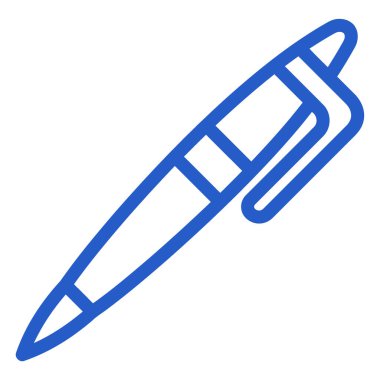 Kalem. Web simgesi basit illüstrasyon