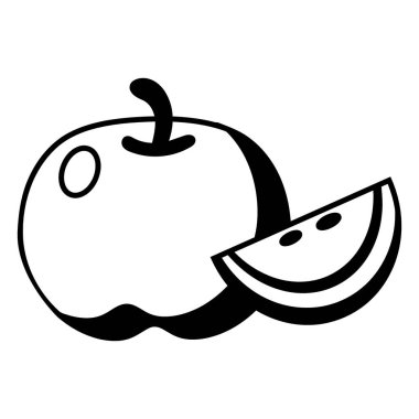 Mutlu bir karikatür armutunun vektör çizimi.